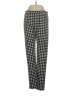 Cartise Houndstooth Black Casual Pants Size 4 - photo 1