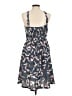 CAbi Print Blue Cocktail Dress Size 8 - photo 2