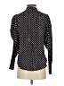 Joie 100% Viscose Polka Dots Black Long Sleeve Blouse Size S - photo 2