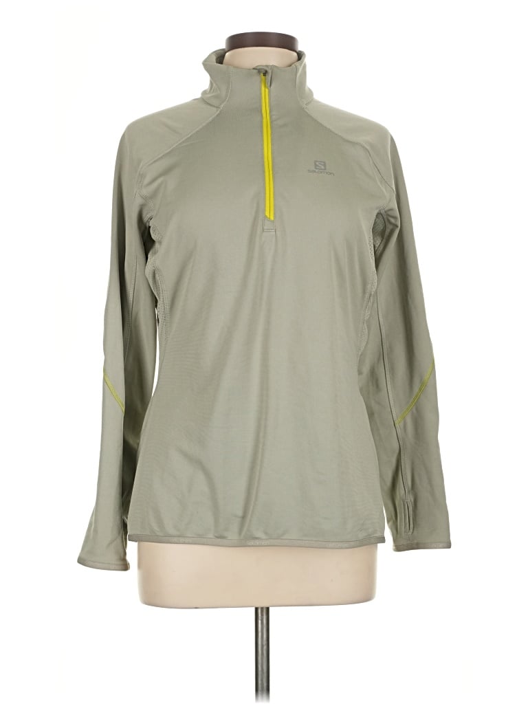 Pre-owned Salomon Sweatshirt In Green