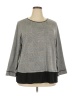 Cathy Daniels Gray Pullover Sweater Size 2X - photo 1