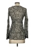 BCBGMAXAZRIA 100% Nylon Silver Long Sleeve Blouse Size XS - photo 2