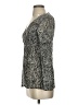 BCBGMAXAZRIA 100% Nylon Silver Long Sleeve Blouse Size XS - photo 5