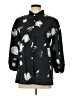 Unbranded 100% Polyester Print Black Kimono Size L - photo 1