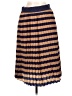 Lularoe 100% Polyester Stripes Brown Casual Skirt Size M - photo 2