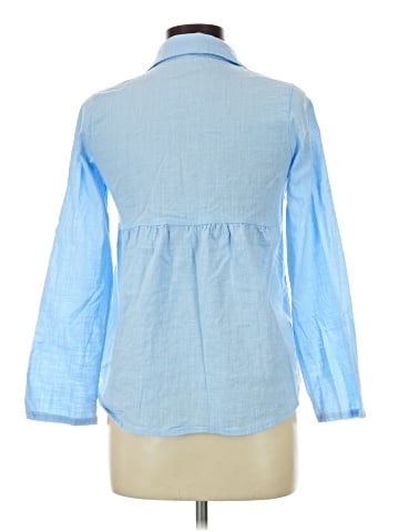 Unbranded Long Sleeve Button-Down Shirt (view 2)