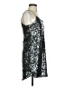 Express 100% Polyester Metallic Silver Gray Cocktail Dress Size XS - photo 4