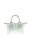 Universal Thread Solid White Green Satchel One size - photo 1