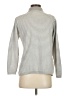 Ann Taylor 100% Cotton Stripes Gray Jacket Size S - photo 2