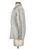 Ann Taylor 100% Cotton Stripes Gray Jacket Size S - photo 5