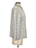 Ann Taylor 100% Cotton Stripes Gray Jacket Size S - photo 4