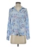 Z Supply 100% Rayon Blue Long Sleeve Blouse Size XS - photo 1