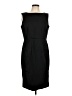 Alfani Solid Black Cocktail Dress Size 12 - photo 1