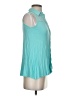 Assorted Brands Teal Blue Sleeveless Button-Down Shirt Size S - photo 4