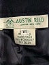 Austin Reed 100% Wool Solid Black Blue Wool Skirt Size 18 - photo 3
