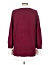 Brochu Walker Color Block Burgundy Wool Pullover Sweater Size L - photo 2