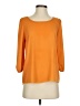 Bella D 100% Polyester Orange 3/4 Sleeve Top Size S - photo 1