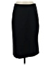 Theory Solid Black Wool Skirt Size 4 - photo 1