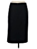 Theory Solid Black Wool Skirt Size 4 - photo 2