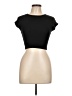 Zara Black Short Sleeve Turtleneck Size L - photo 1