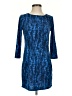 BCBGMAXAZRIA Animal Print Blue Cocktail Dress Size XS - photo 1