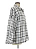 Cotton On Plaid Gray Long Sleeve Button-Down Shirt Size L - photo 4