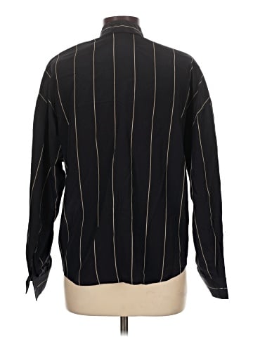 Linda Allard Ellen Tracy Long Sleeve Silk Top (view 2)