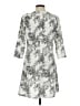 MSK Print Gray Casual Dress Size M - photo 2