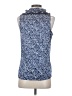 The Limited 100% Polyester Blue Sleeveless Blouse Size S - photo 2