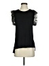 B Collection by Bobeau Black Short Sleeve Top Size XS - photo 1