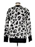 Design History Animal Print Silver Cardigan Size M - photo 2