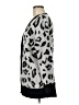 Design History Animal Print Silver Cardigan Size M - photo 5