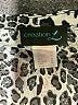 Creation L 100% Polyester Animal Print Silver 3/4 Sleeve Blouse Size 16 - photo 7