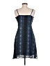 Piperlime 100% Polyester Paisley Blue Cocktail Dress Size M - photo 2