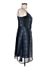 Piperlime 100% Polyester Paisley Blue Cocktail Dress Size M - photo 4