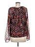 Ann Taylor LOFT Burgundy Long Sleeve Blouse Size M - photo 2