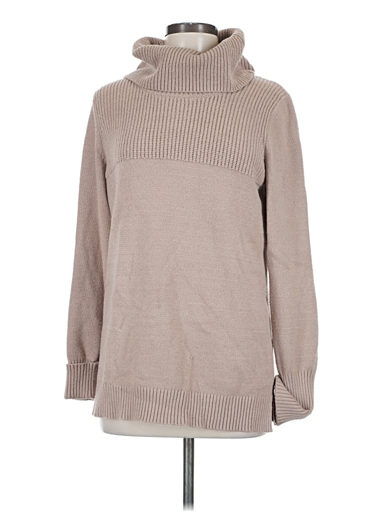Pre-owned Cyrus Turtleneck Sweater In Tan