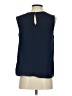 H By Halston 100% Polyester Blue Sleeveless Blouse Size XS - photo 2