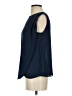 H By Halston 100% Polyester Blue Sleeveless Blouse Size XS - photo 5