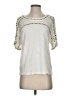Ella Moss 100% Rayon Ivory Short Sleeve Top Size S - photo 1