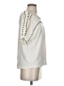 Ella Moss 100% Rayon Ivory Short Sleeve Top Size S - photo 4