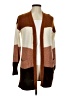 Pink Rose Brown Cardigan Size M - photo 1