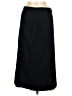 Viyella Solid Black Blue Wool Skirt Size 8 (petite) - photo 1