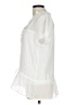 AGB White Short Sleeve Blouse Size L - photo 5
