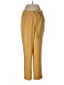 SOHO Apparel Ltd 100% Polyester Solid Gold Casual Pants Size M - photo 1