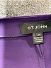 St. John Solid Purple Dress Pants Size 14 - photo 6
