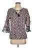 Tommy Bahama Red 3/4 Sleeve Blouse Size S - photo 1