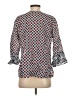 Tommy Bahama Red 3/4 Sleeve Blouse Size S - photo 2