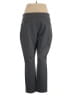 dalia Solid Gray Active Pants Size XL - photo 2