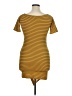 Assorted Brands Stripes Yellow Casual Dress Size XL - photo 2